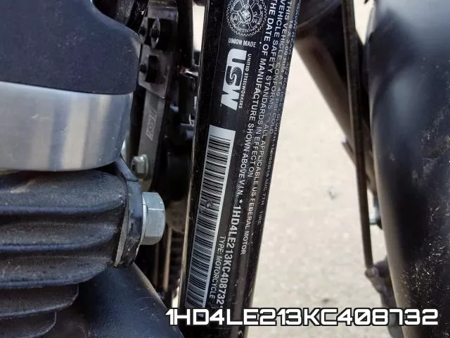 1HD4LE213KC408732 фото 2