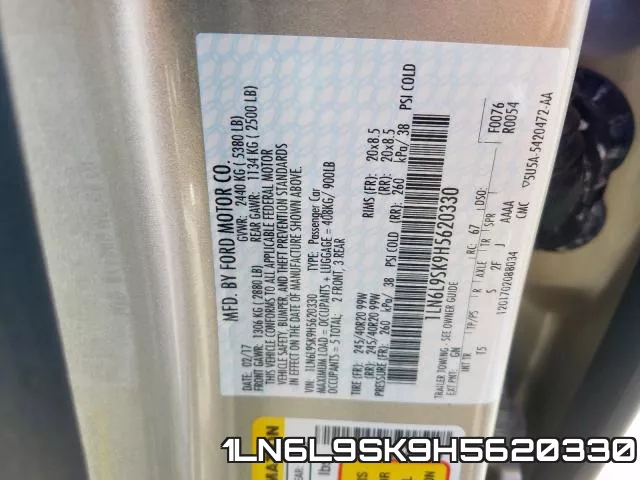 1LN6L9SK9H5620330 фото 2