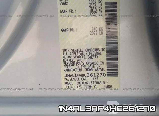 1N4AL3AP4HC261270 фото 10