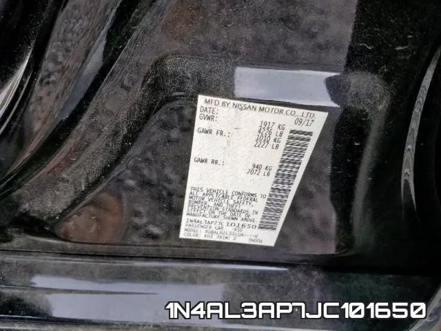 1N4AL3AP7JC101650 фото 2