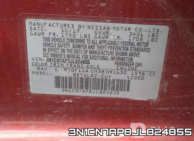3N1CN7AP8JL824855 фото 7
