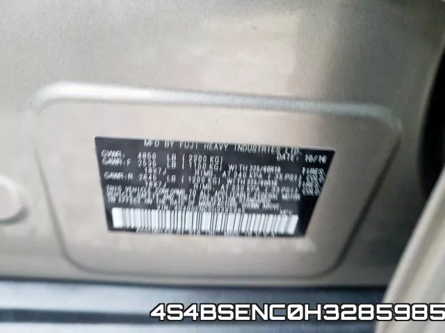 4S4BSENC0H3285985 фото 2