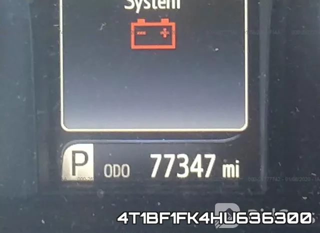 4T1BF1FK4HU636300 фото 6