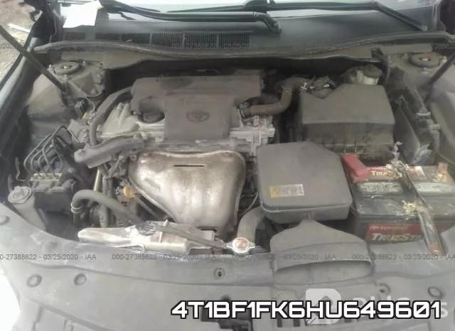 4T1BF1FK6HU649601 фото 2