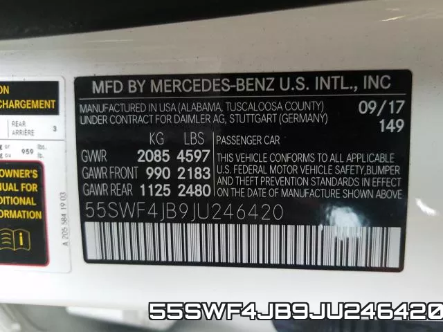 55SWF4JB9JU246420 фото 2