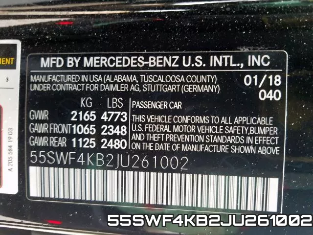 55SWF4KB2JU261002 фото 2