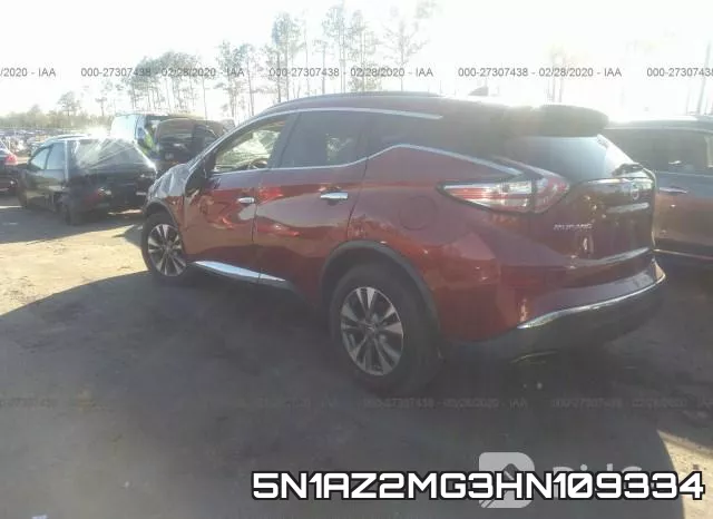 5N1AZ2MG3HN109334 фото 3