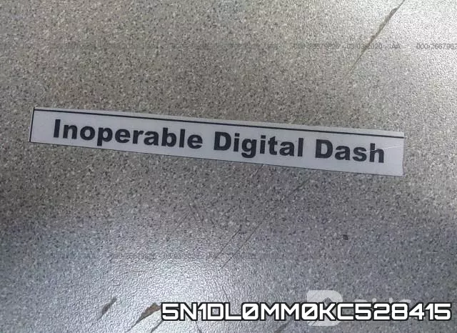 5N1DL0MM0KC528415 фото 5