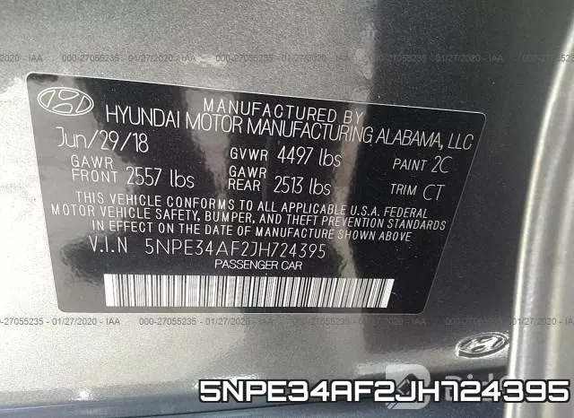 5NPE34AF2JH724395 фото 8