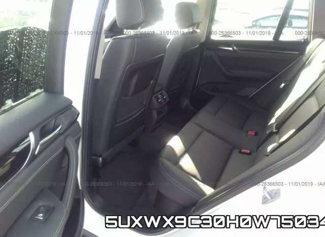 5UXWX9C30H0W75034 фото 4