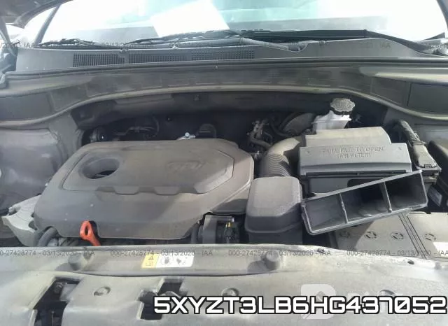 5XYZT3LB6HG437052 фото 2