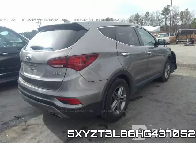 5XYZT3LB6HG437052 фото 4