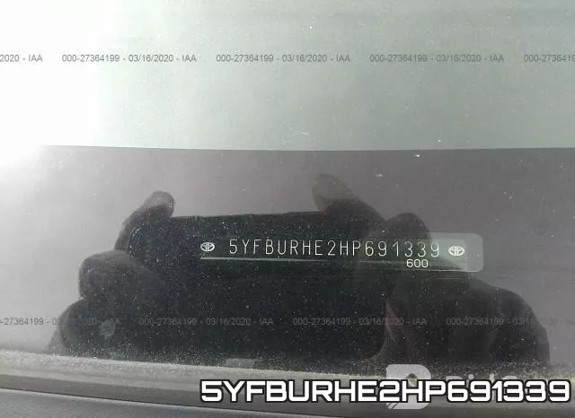 5YFBURHE2HP691339 фото 10
