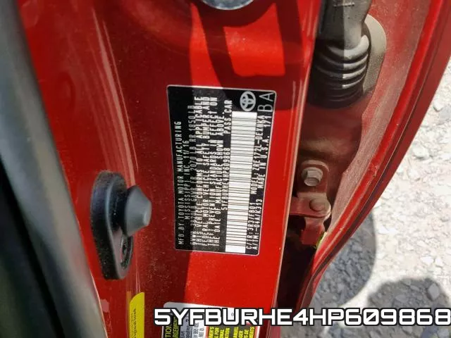 5YFBURHE4HP609868 фото 2