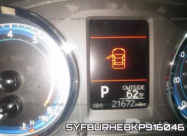 5YFBURHE8KP916046 фото 6