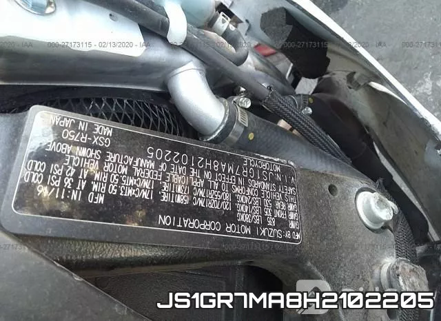 JS1GR7MA8H2102205 фото 2