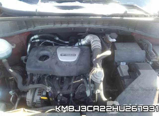 KM8J3CA22HU267931 фото 2