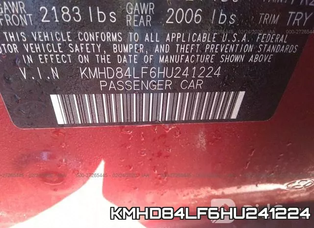 KMHD84LF6HU241224 фото 6