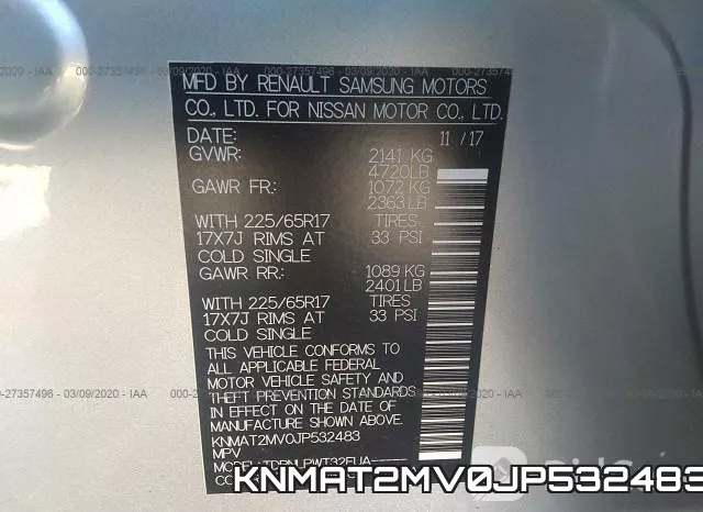 KNMAT2MV0JP532483 фото 5