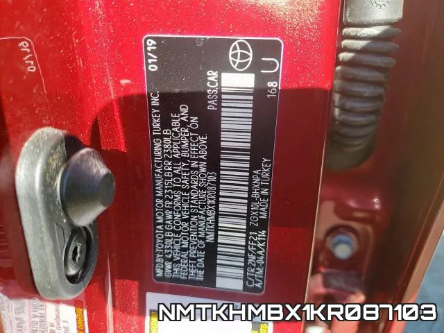 NMTKHMBX1KR087103 фото 2