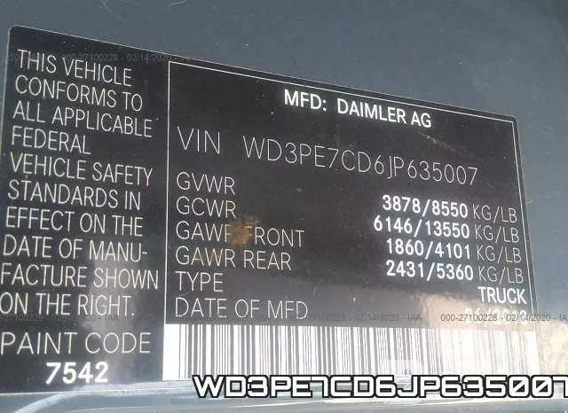 WD3PE7CD6JP635007 фото 3