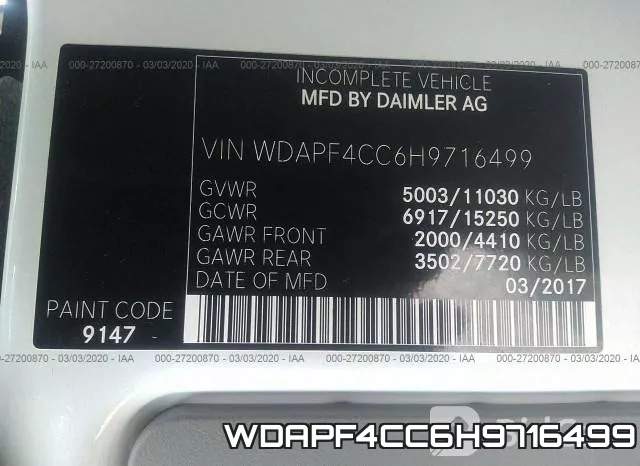WDAPF4CC6H9716499 фото 9