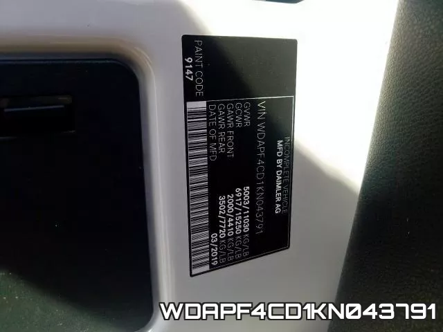 WDAPF4CD1KN043791 фото 2