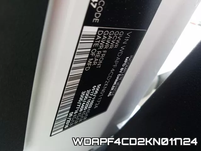 WDAPF4CD2KN011724 фото 2