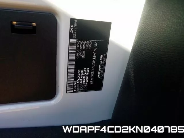 WDAPF4CD2KN040785 фото 2