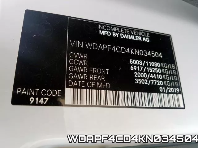 WDAPF4CD4KN034504 фото 2