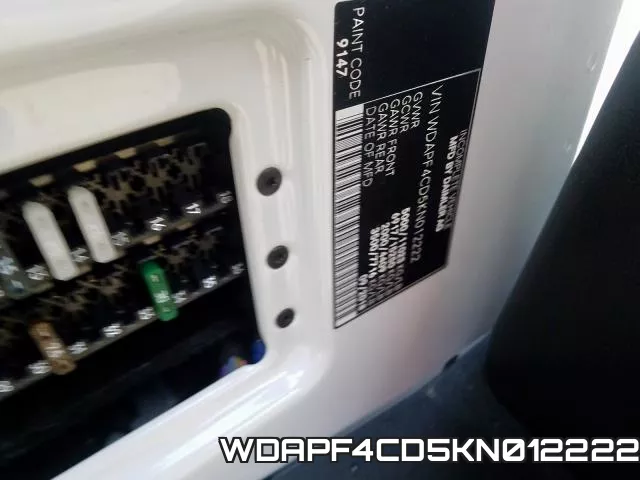 WDAPF4CD5KN012222 фото 2