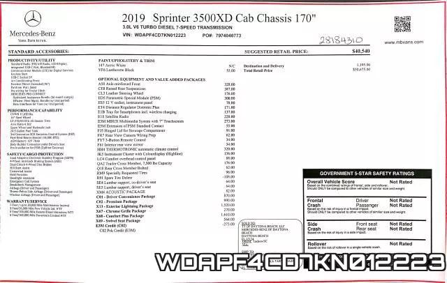 WDAPF4CD7KN012223 фото 8