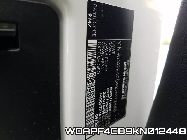 WDAPF4CD9KN012448 фото 2