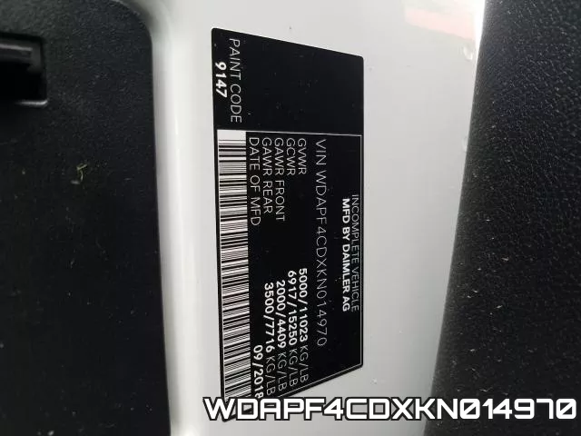 WDAPF4CDXKN014970 фото 2