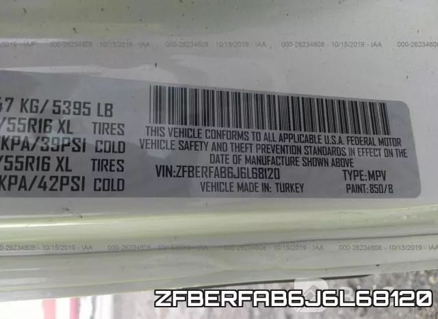 ZFBERFAB6J6L68120 фото 10