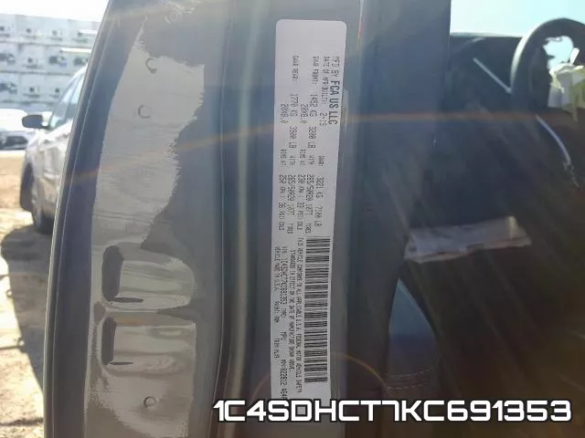 1C4SDHCT7KC691353 фото 8