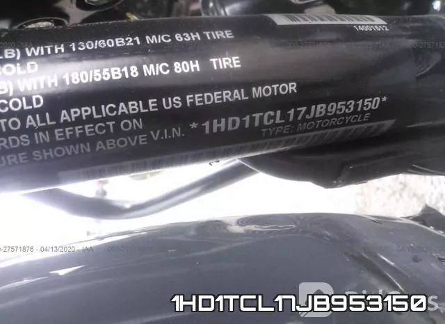 1HD1TCL17JB953150 фото 2