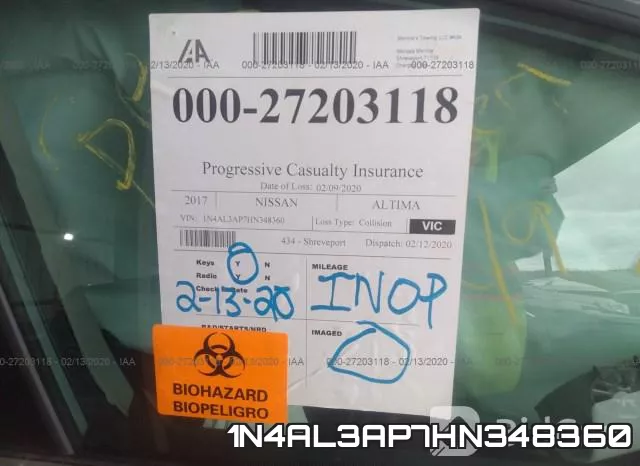 1N4AL3AP7HN348360 фото 7