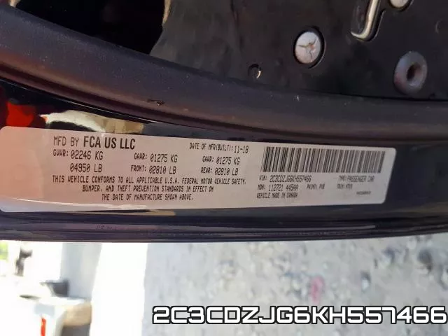 2C3CDZJG6KH557466 фото 2