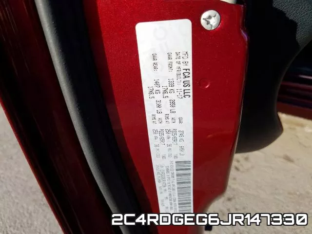 2C4RDGEG6JR147330 фото 2
