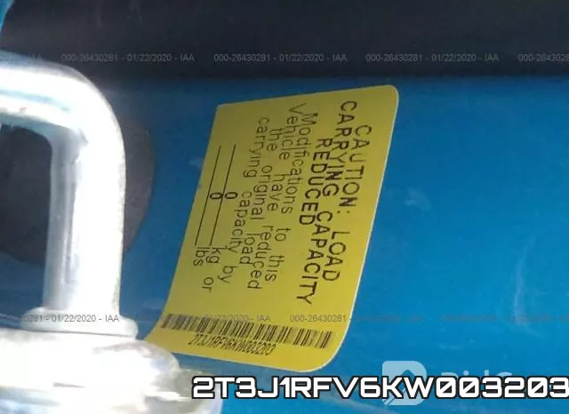 2T3J1RFV6KW003203 фото 4