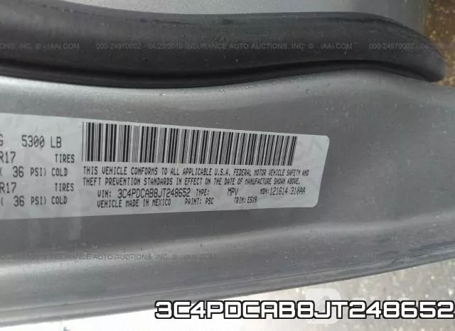 3C4PDCAB8JT248652 фото 6