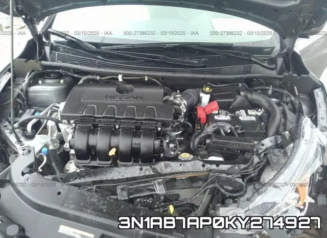 3N1AB7AP0KY274927 фото 2