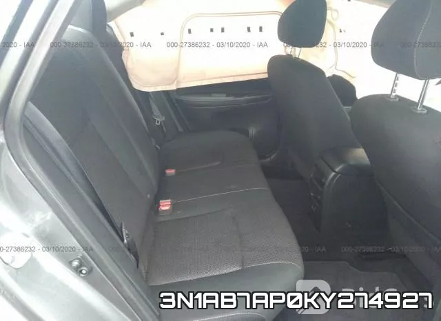 3N1AB7AP0KY274927 фото 7