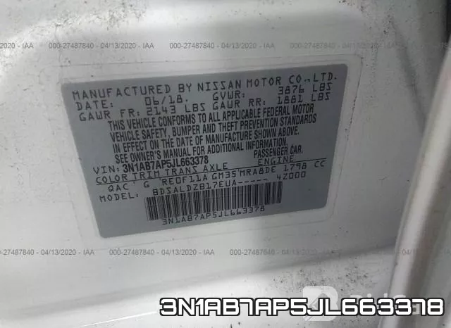 3N1AB7AP5JL663378 фото 8