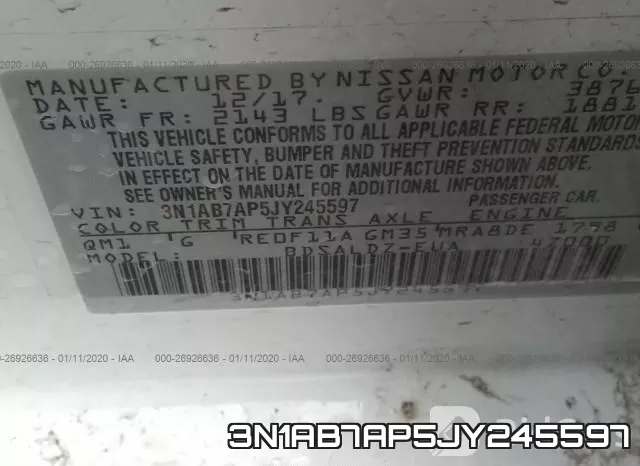 3N1AB7AP5JY245597 фото 10