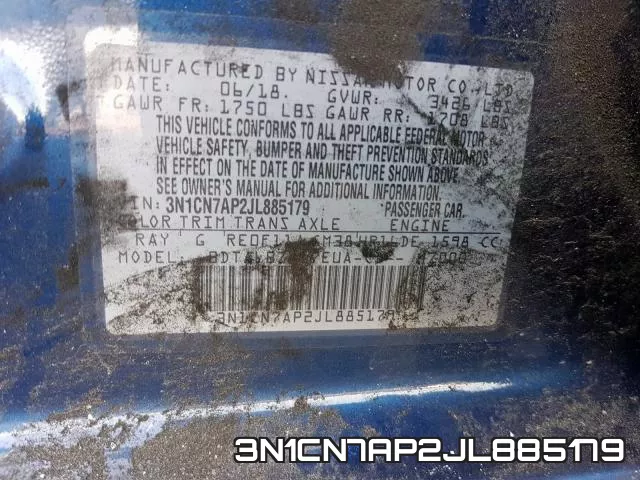 3N1CN7AP2JL885179 фото 2