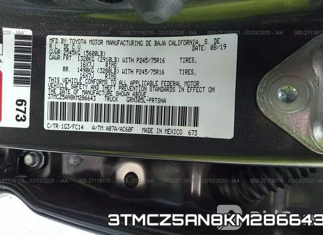 3TMCZ5AN8KM286643 фото 7