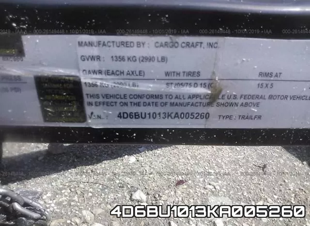 4D6BU1013KA005260 фото 8