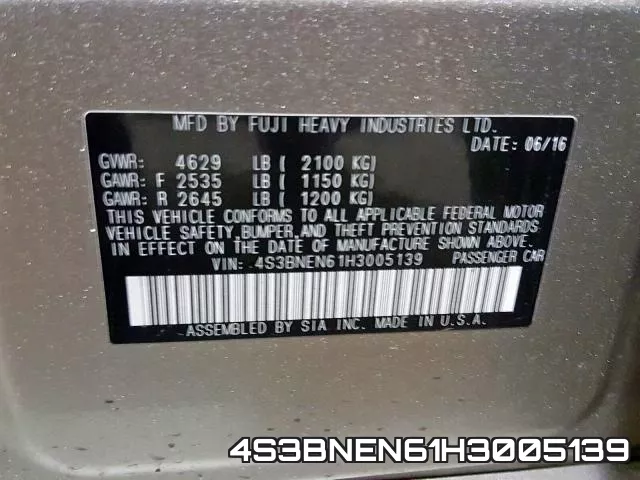 4S3BNEN61H3005139 фото 2